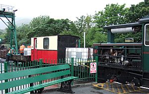 SMR Works Train at Llanberis 05-07-24 18