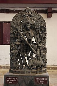 Sculpture of Mahishasura Mardhini dated to the 12th century