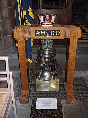 Ships Bell from HMS Howe, in St. Giles Cathedral - geograph.org.uk - 989260