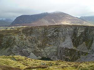 Slate quarry near Penygroes