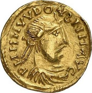 Solidus of Louis the Pious