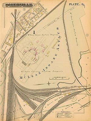 Somerville Mclean asylum map 1884