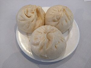 Steamed roast pork bun