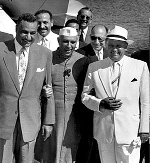 Stevan Kragujevic, Tito, Naser, Nehru, Dolazak na Brione