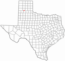 Location of Happy, Texas