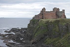Tantallon Castle from the west
