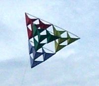 Tetrahedron kite