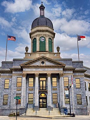 The Cherokee County Courthouse is in Murphy, North Carolina