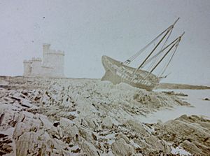 The Thomas Parker, wrecked on St Mary's Isle.