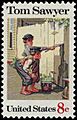 Tom Sawyer 8c 1972 issue U.S. stamp
