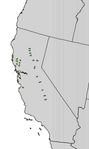 Torreya californica range map.png