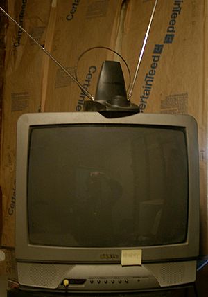 Tv with antenna