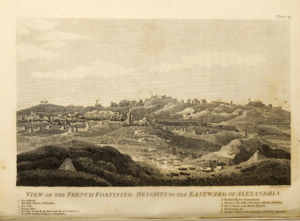 View of the French fortified heights to the eastward of Alexandria.png
