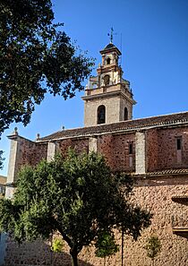 Vista campanario de los Santos Juanes de Puzol