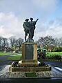 War Memorial, Mercer Park, Clayton-le-Moors - geograph.org.uk - 658686