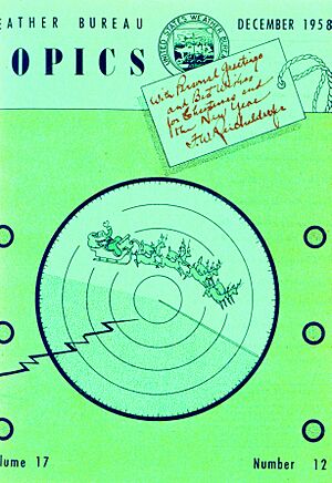 Weather Bureau Topics (December 1958 - front cover)
