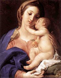 Wga Pompeo Batoni Madonna and Child