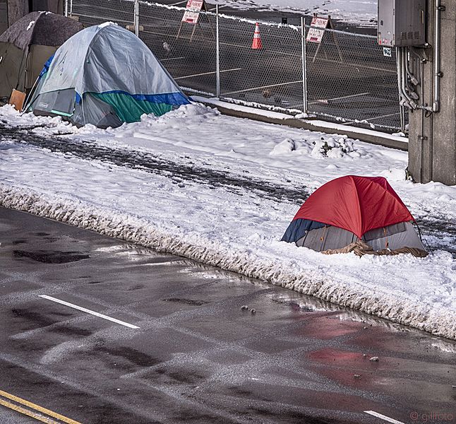 Winter Homeless Seattle