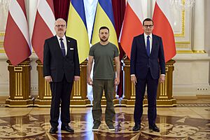 Зустріч Глави держави з Президентом Латвії та Прем’єр-міністром Польщі 29