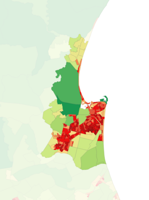 2023 NZ Census Population Density - Napier City