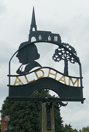 Aldham-sign