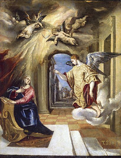 Annunciation by El Greco (1570-1575, Prado).jpg