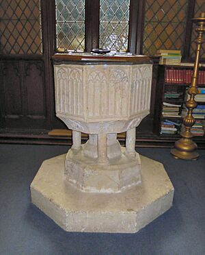 Baptismal font St Peter's Combe Martin