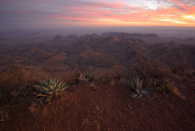 Big Bend South Rim sunset