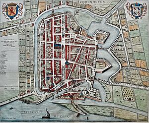 Blaeu 1652 - Schoonhoven