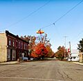 Clarksville MI on a fall day