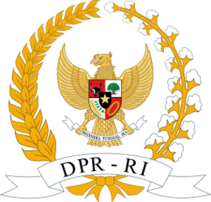 Coat of arms of the People's Representative Council of Indonesia