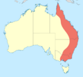 Diphlebia distribution map