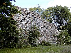 Durbe castle ruins