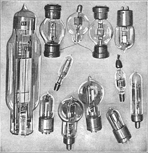 Early triode vacuum tube collection
