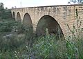 Fort Fletcher bridge from SW 1