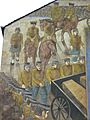 Funeral Procession for the victims of the Gretna Rail disaster, Leith tenement mural