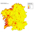 Galicia densidade parroq