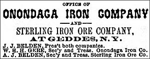 Geddes 1879 ironworks