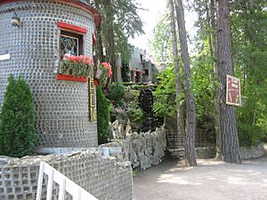 Glass house entrance british columbia