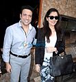 Govinda with daughter Narmmadaa at Bright Advertising Awards announcement
