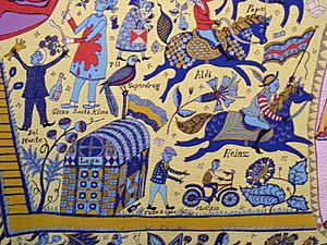 Grayson perry tapestry detail Walthamstow E