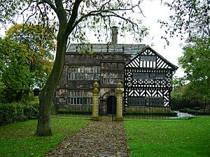Hall i th Wood manor house front view