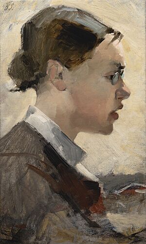 Helene Schjerfbeck - Portrait of Helena Westermarck