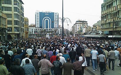 Huge demonstration in Homs against Al Assad regime.jpg