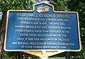 Hyde Hall Covered Bridge - marker