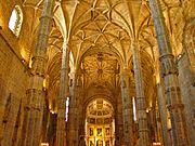 Interior of Mosteiro dos Jerónimos