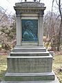 Josiah Gilbert Holland Monument (by Augustus Saint-Gaudens), Springfield Cemetery, Springfield, MA