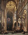 Jules Victor Génisson - Interior da Catedral de Amiens - 1842