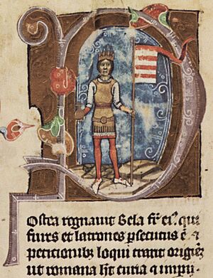 Képes krónika - 122.oldal - III. Béla király