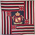 Ku'u Hae Aloha (My Beloved Flag), Hawaiian cotton quilt from Waimea, before 1918, Honolulu Academy of Arts